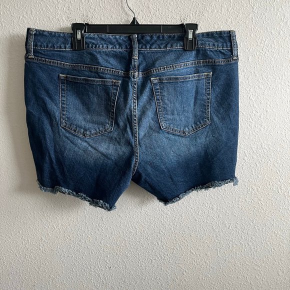 Torrid Women's Dark Wash Stretch Short Shorts Size 20 Style 10305902 - Picture 7 of 9